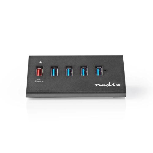 Concentrador Usb | 5 Puertos | Alimentación Usb 3.