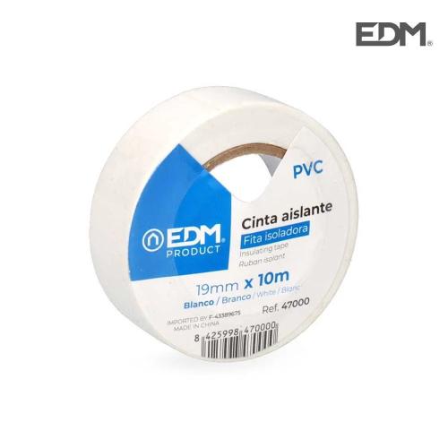 Fita Isoladora 10mx19mm Branca Edm