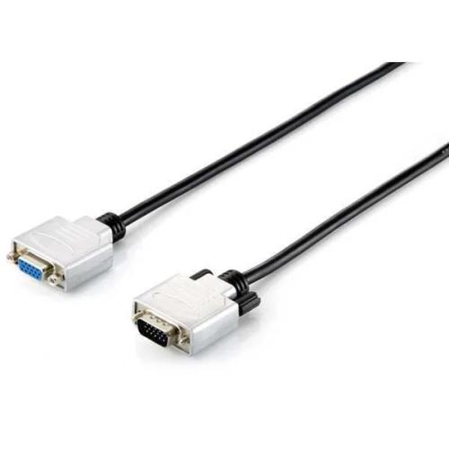 Equip Vga Kabel Verl. Hd15 St/Bu 3.00m 1920x1080/60hz Sw/Si Polybeutel