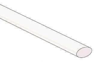 Shrinkable Tube 6.4mm - Clear - 50 Pcs