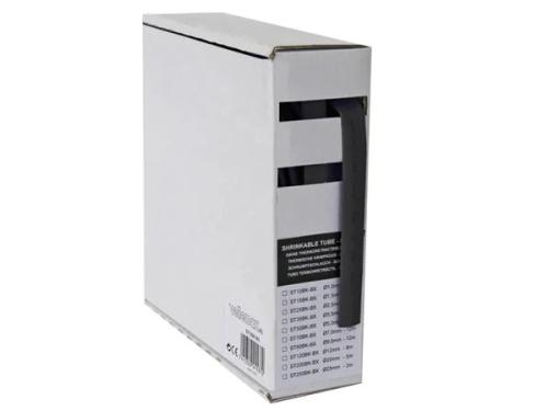Shrinkable Tube 2:1 - 1.5mm - Black - 15m - Box
