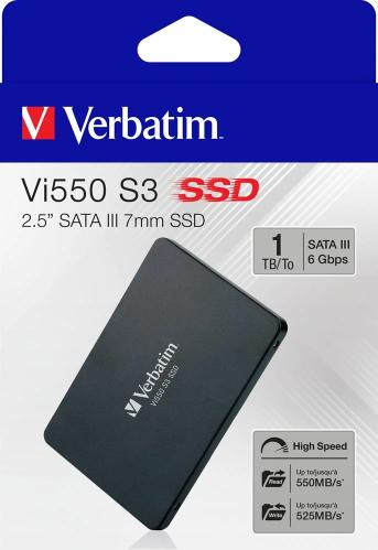 Verbatim SSD Vi550 1tb Sata 3 (7mm Height) 2.5" 550 Mb/Seg