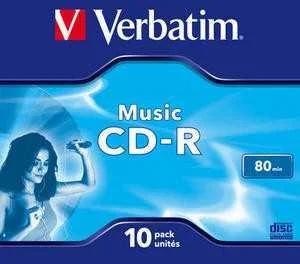 Verbatim Cd-R Audio 16x 80min Pack 10