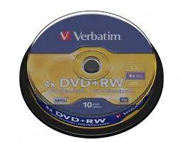Dvd+Rw 4x 4.7gb 10p Cb Matt Silver 43488