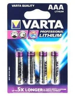 Varta Batterie Lithium AAA 4st.