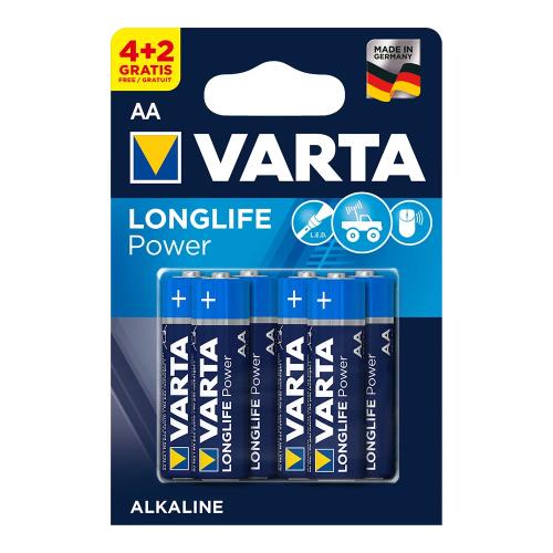 Pilas Alcalinas Varta 4906 AA 1,5 V 6 Uds