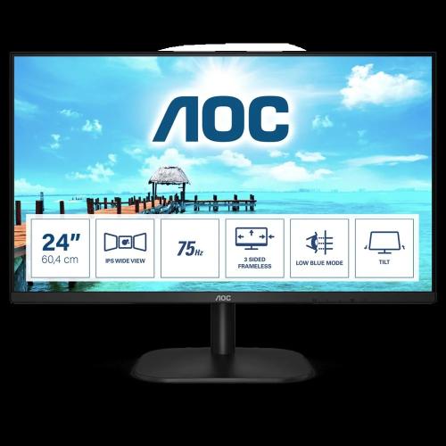 Monitor Aoc 24b2xh Ips 23.8" Fhd 16:9 75hz