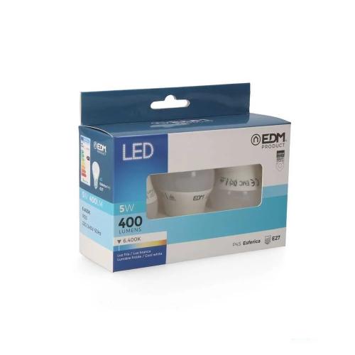 Pack De Lâmpadas G45 Led E27 5w 400 Lm 6400k