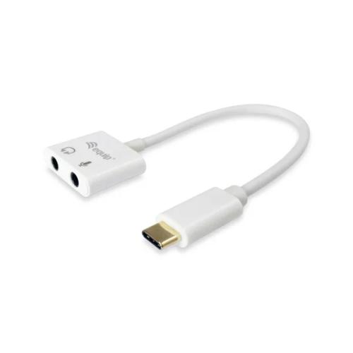 Equip Adapter Usb-C -> Audio 2x3-Pin 3.5mm St/Bu 0.15m Ws
