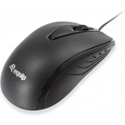Equip Optische Maus Usb Compact Rechts-Linkshänder Schwarz