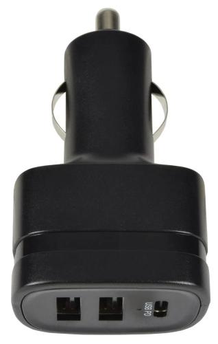 Carregador P/ Automovel 2 Portas Usb e Tipo C 40w