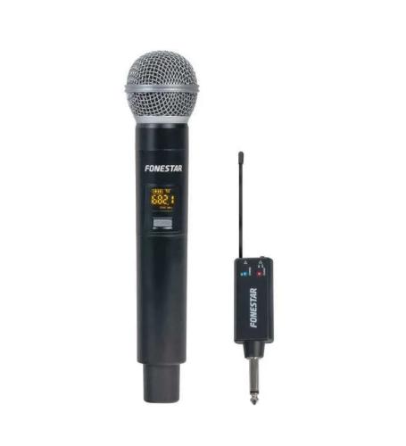 Microfone Sem Fios De Mao Uhf