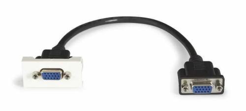 Painel de Conexao VGA Femea com Cabo de 20cm