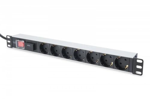 Digitus Regua Tomadas 19" 7xschuko 16a 4000w Cabo.