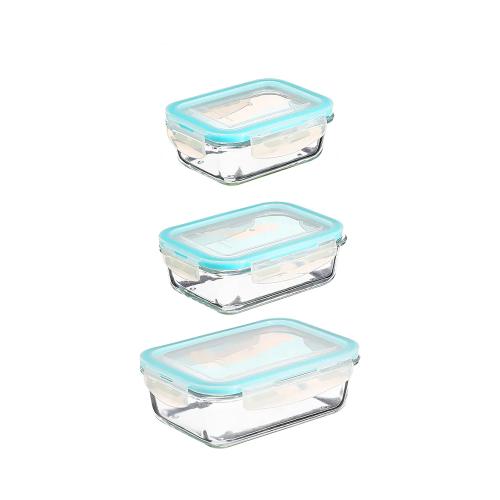 Conjunto De Tupperware Em Vidro - 3 Tamanhos