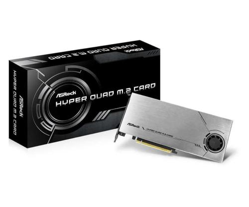Tarjeta de Expansion Asrock Hyper Quad M2 Card