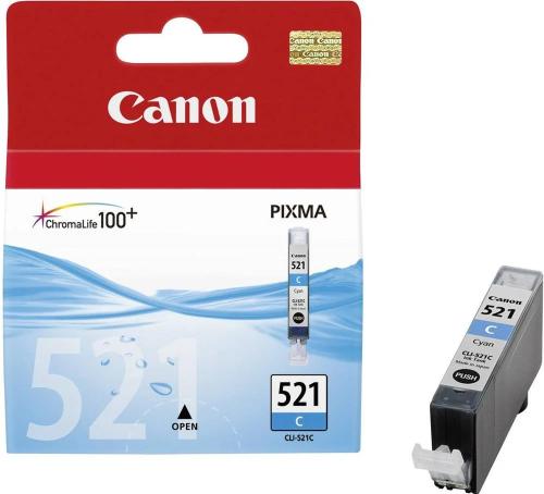 Tinteiro de Tinta Original Canon Cli-521 Ciano