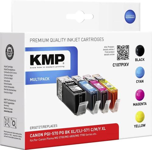 KMP C107PIXV Multipack comp. para Canon PGI-570 /