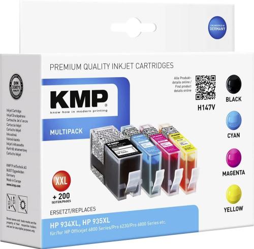KMP H147V Multipack BK / C / M / Y compatível com