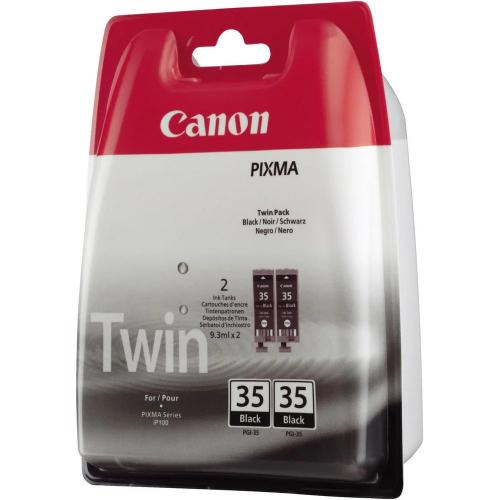 Paquete Doble Canon Pgi-35 Bk Preta
