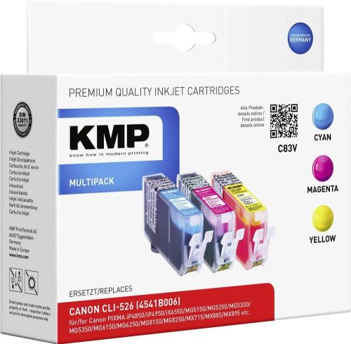 KMP C83V Vorteilspack C/M/Y compatível com Canon .