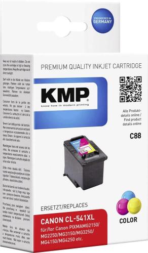 Cartucho de tinta KMP C88 em cores compatível com