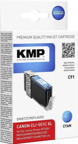 KMP C91 cartucho de tinta ciano komp. com Canon C.