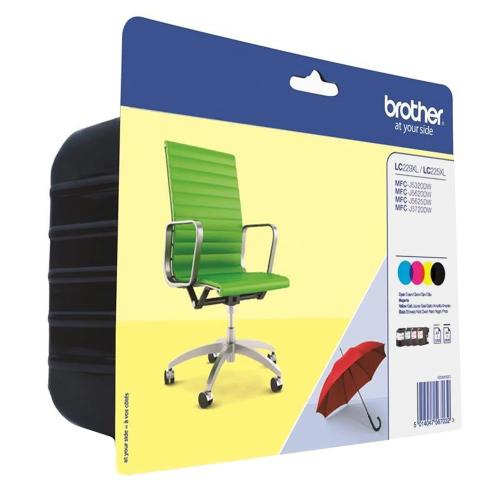 Brother Lc-229 / Lc-225 Xl Pacote de Valores Bk /