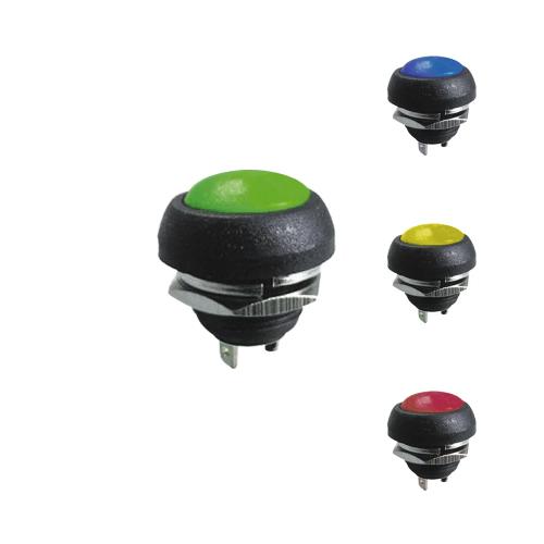 Pulsador De Pressão 1a/250v - Cores Sortidas