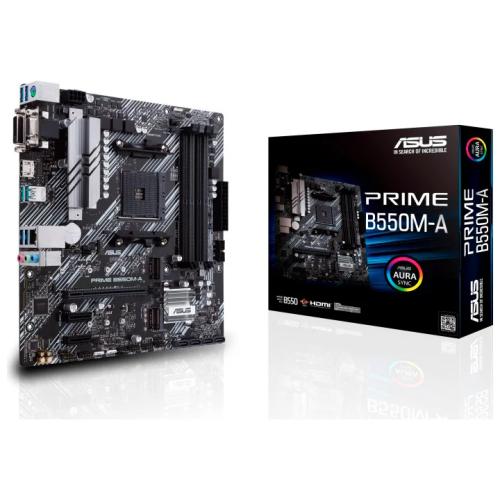 Motherboard Asus Prime B550m-A Amd Am4 B550 4ddr4 Usb 3.2 M.2