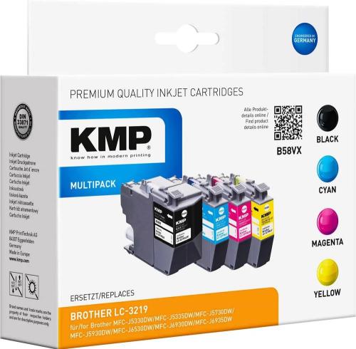 Pacote promocional KMP B58VX Comp. BK / C / MY / Y