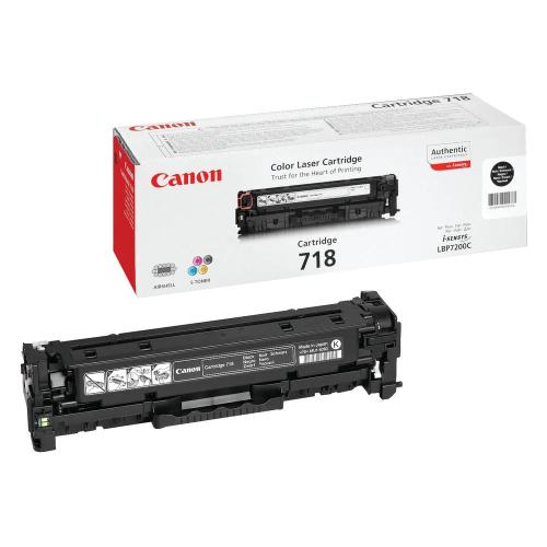 Canon Cartridge 718 Black Schwarz (2662b002)