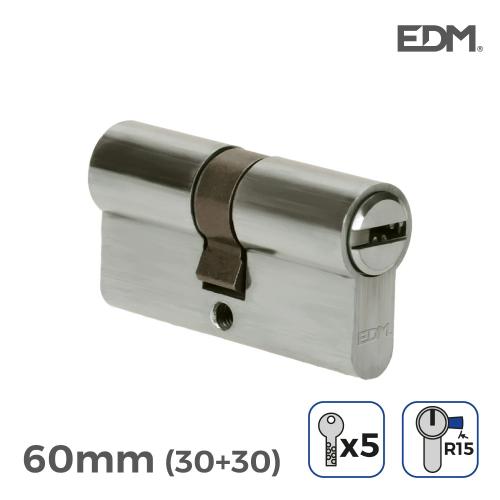 Canhão Niquel 60MM (30+30MM) Com 5 Chaves Seguran.