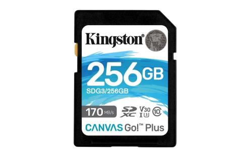 Cartão de Memória Sdxc 256gb Classe 10 - Kingston