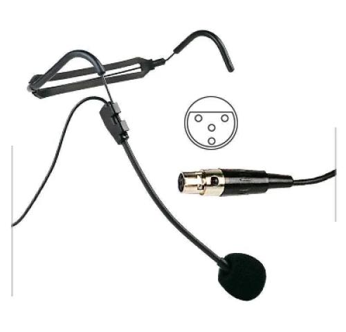 Microfone dinâmico unidirecional de cabeça, mãos