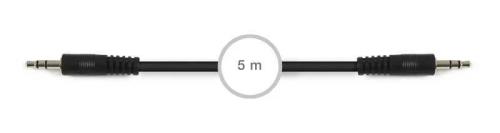 Cabo Áudio Jack 3,5mm Macho - Jack 3,5mm Macho 5 Mts - Fonestar