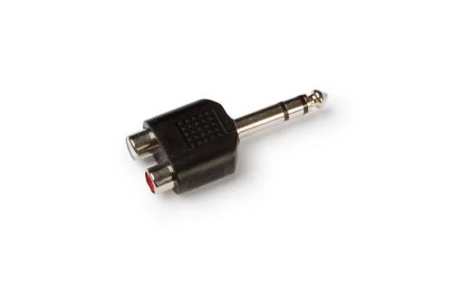 Adaptador de Audio 2 Rca a Jack de 63 Mm
