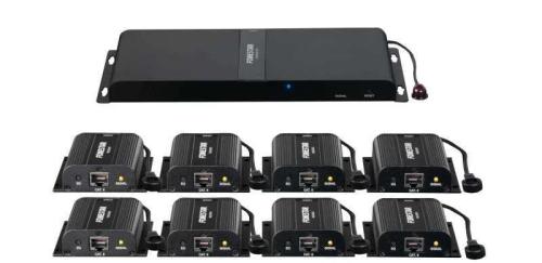 Distribuidor Extensor Hdmi 1 X 8 Por Cabo Cat 6. Hdmi 1.3. Resolução Hd 1080p@60hz. Hdcp 1.2.