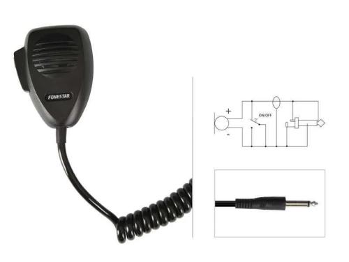 Microfone de comunicações de mão