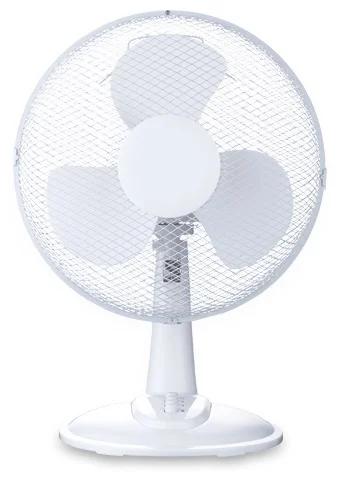 Ventoinha de Mesa Branco 35w Aspas 30 Cm 3 Edm