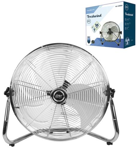 Ventoinha Industrial de Chão Preto 45w Aspas .