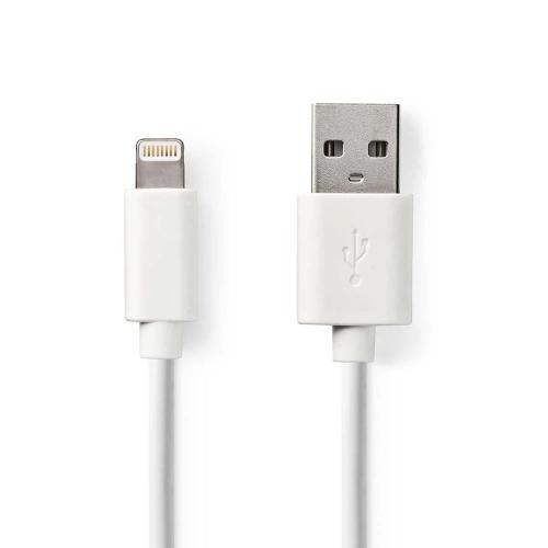 Cabo Apple Lightning Usb-A Macho Branco 2 Metros