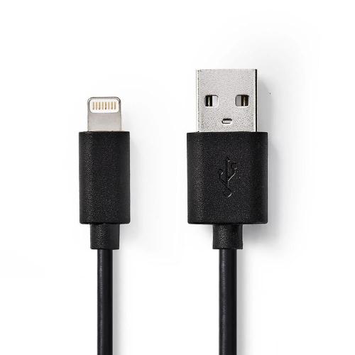 Cabo Apple Lightning Usb-a Macho Preto 1m
