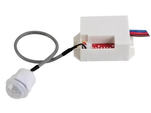 Mini Detetor de Movimento Pir - para Embutir - 230 Vac