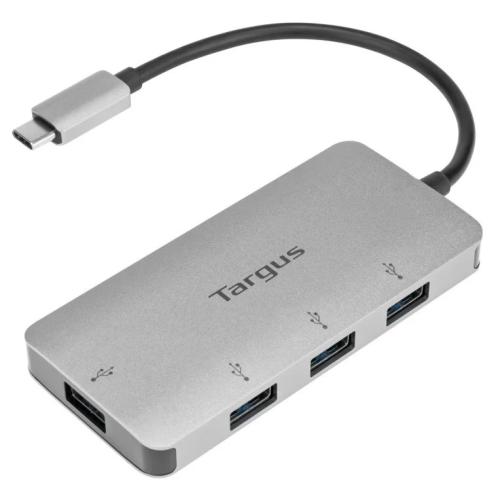 Adaptador Targus Usb-C a 4xusb 3.0 Plata