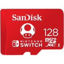 Cartão de Memória 128gb Microsdxc P/ Nintendo Switch - Sandisk
