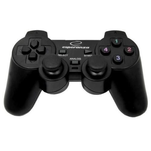 Esperanza Gamepad Pc Usb Warrior Black