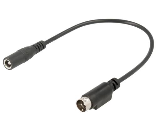 Cabo Jack Femea 5.5x2.5mm Para Din Macho 3p