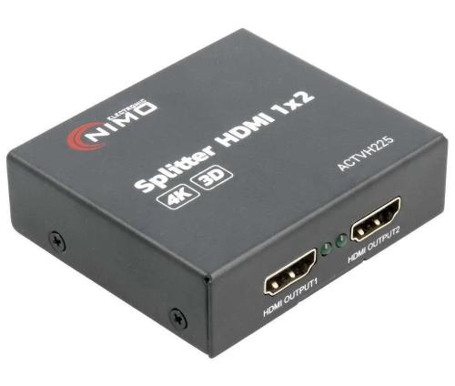 Repartidor Sinal Hdmi 1 Entrada / 2 Saídas