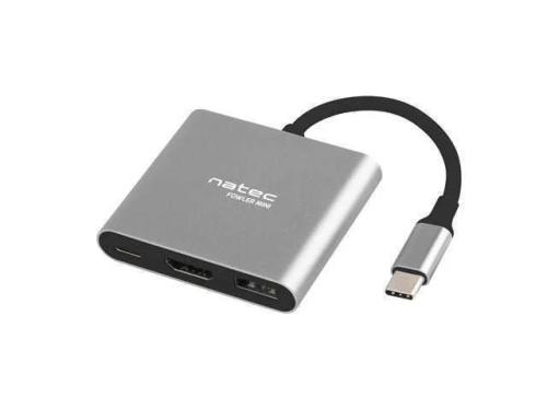 Adaptador Natec Multipuerto Usb-C a Usb 3.0 Hdmi 4k